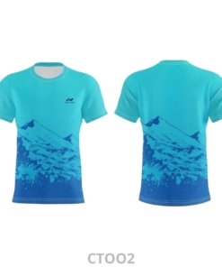 áo thể thao cổ tròn, thoáng khí